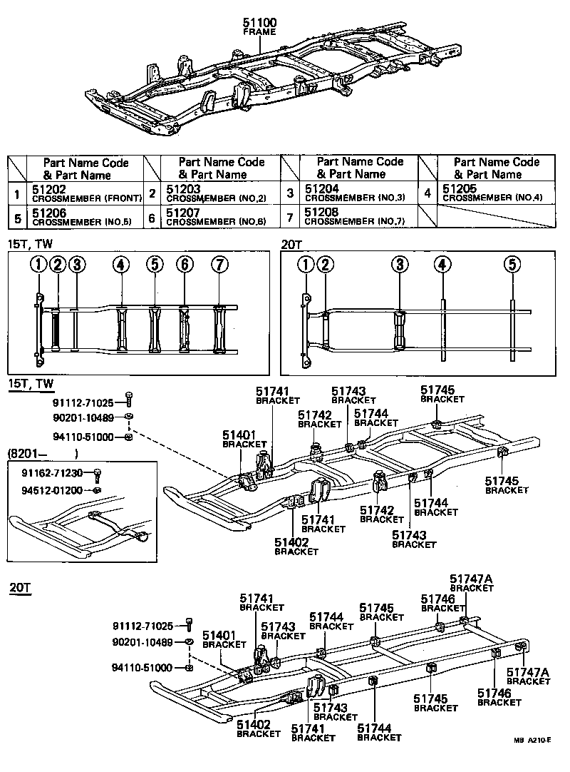 51001-25680 FRAME ASSY product image