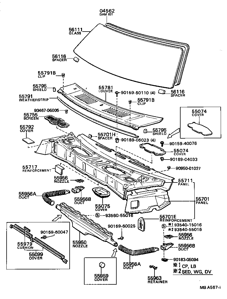 55700-12092 PANEL SUB-ASSY, COWL product image
