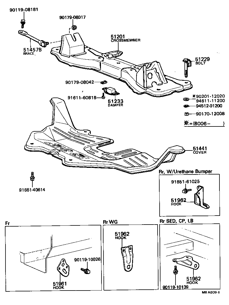 51405-12010 COVER, ENGINE UNDER, NO.1 product image