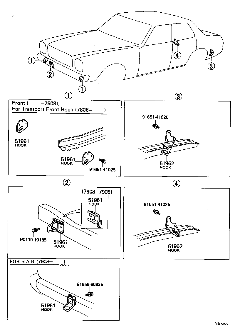 51296-22011 BOLT, FRONT SUSPENSION MEMBER MOUNTING product image