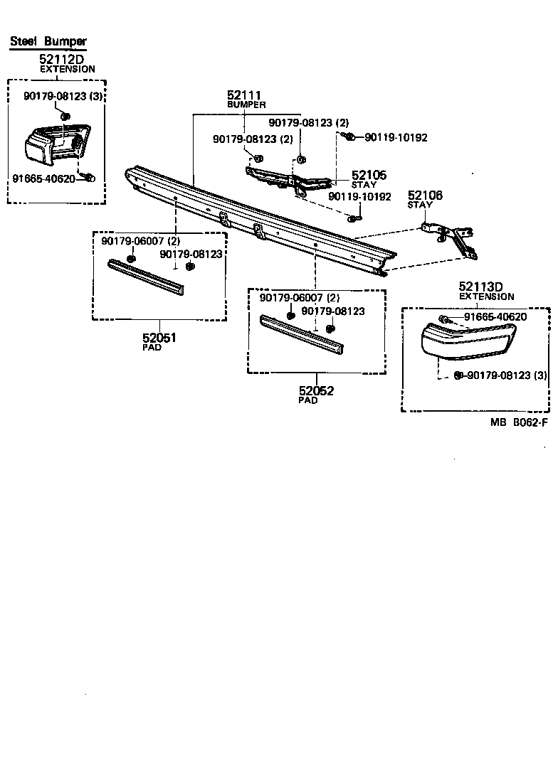 52115-22070 SUPPORT, FRONT BUMPER SIDE, RH product image