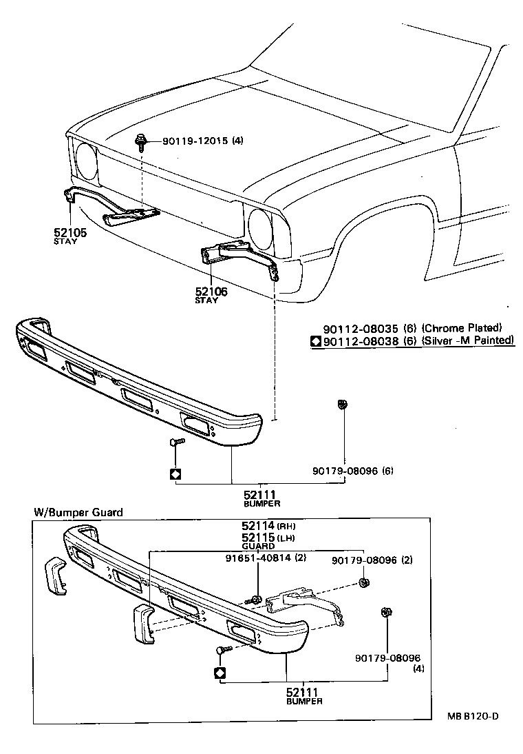 52102-89102 EXTENSION, FRONT BUMPER, RH product image