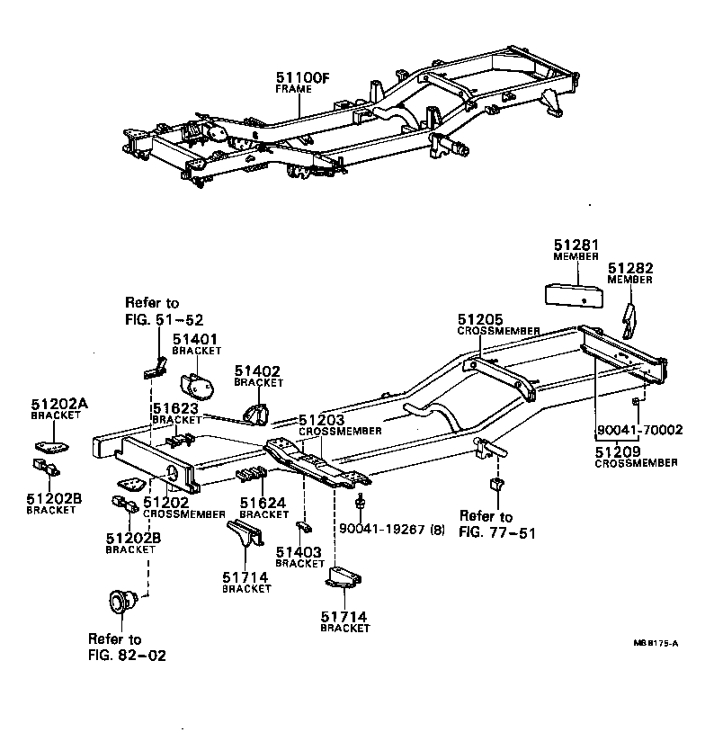 51002-87605 FRAME SUB-ASSY product image