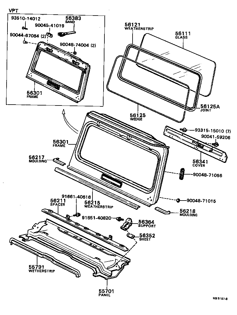 55701-87607 PANEL SUB-ASSY, COWL product image