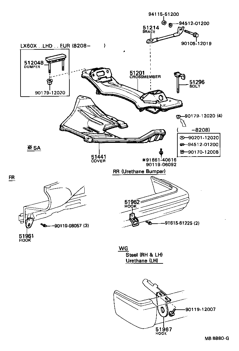 51441-22080 COVER, ENGINE UNDER, NO.1 product image