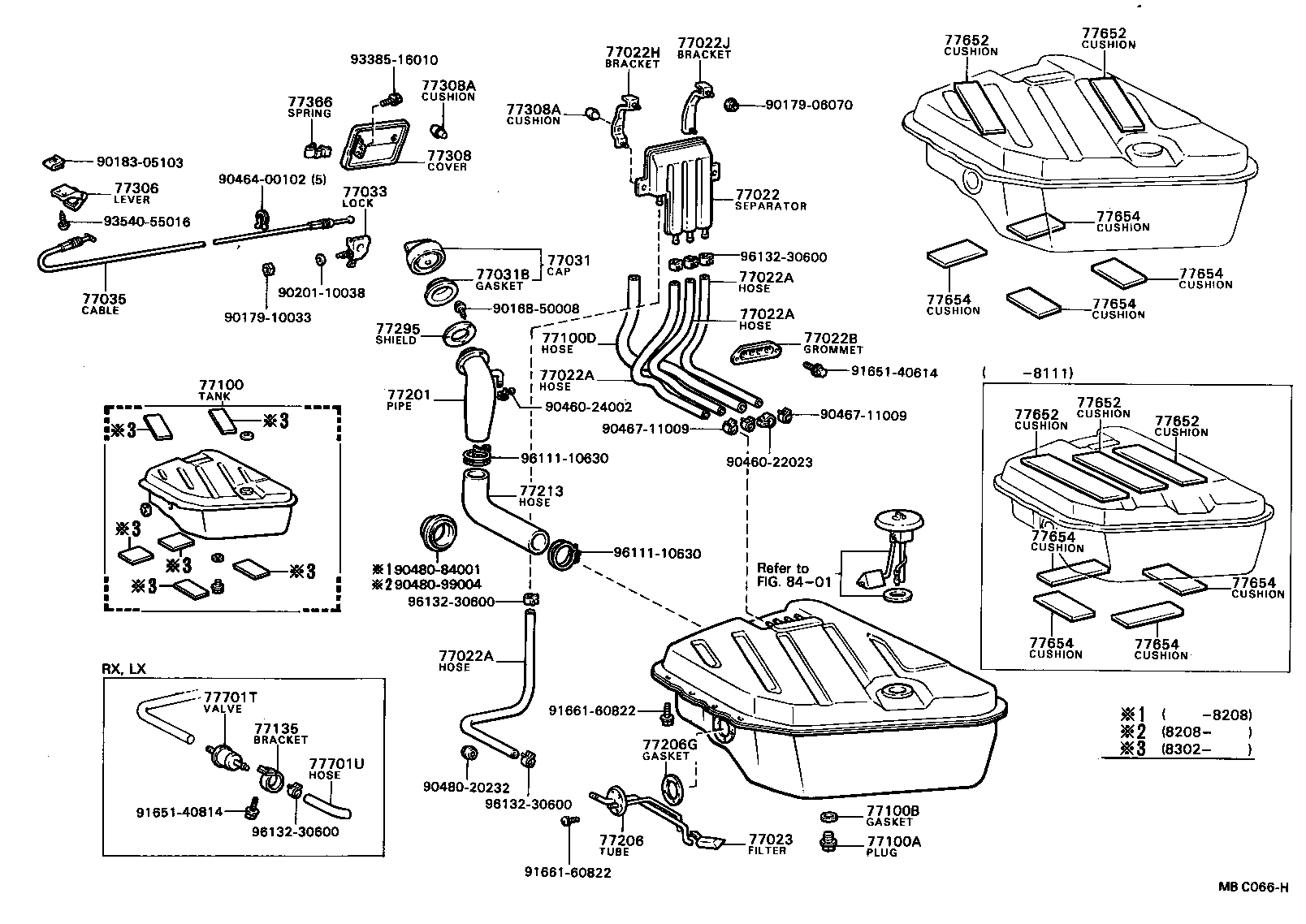 77017-22070 TUBE SUB-ASSY, FUEL TANK SUCTION product image
