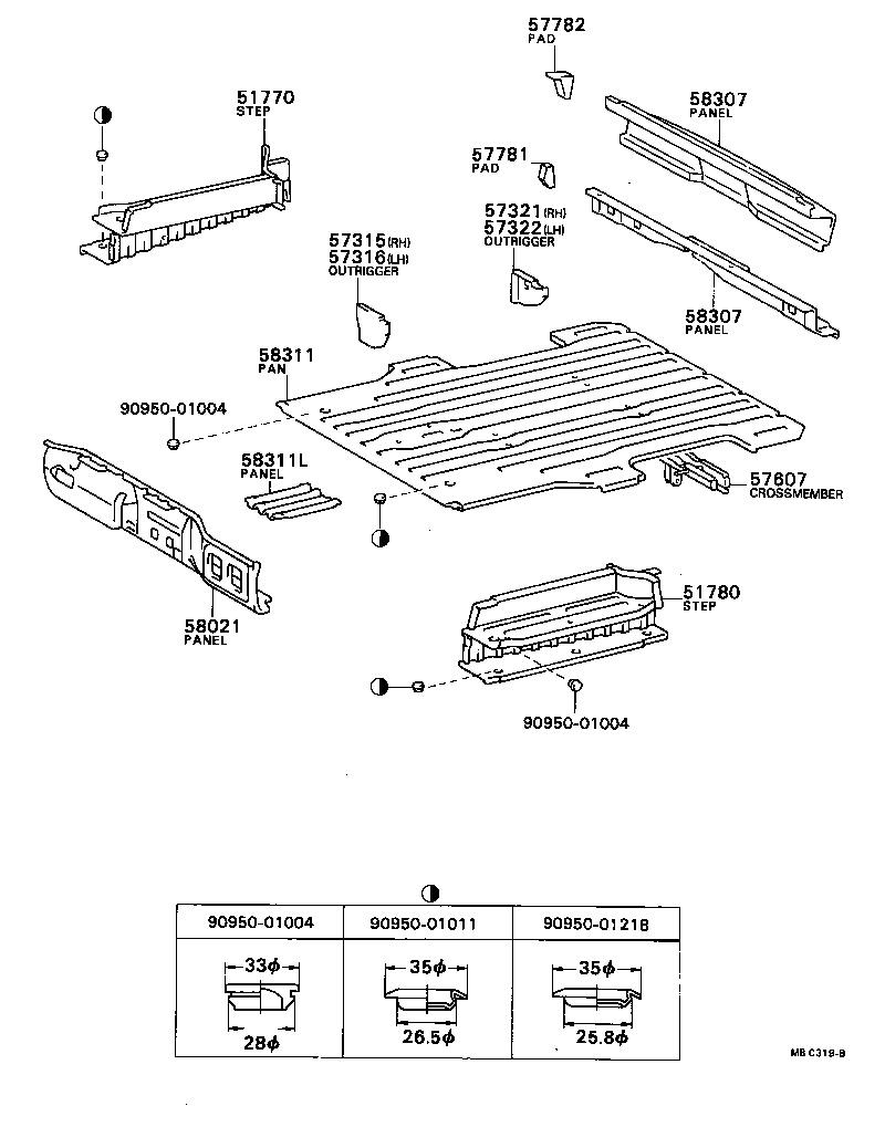 58013-87009 PANEL SUB-ASSY, HEADER product image