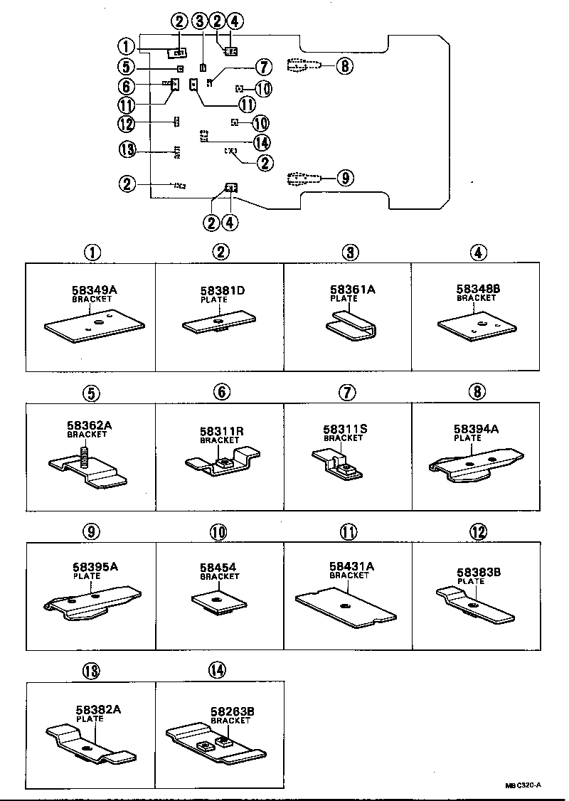 58013-87009 PANEL SUB-ASSY, HEADER product image