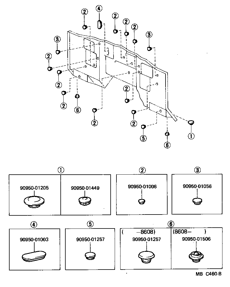 55101-90664 PANEL SUB-ASSY, DASH product image