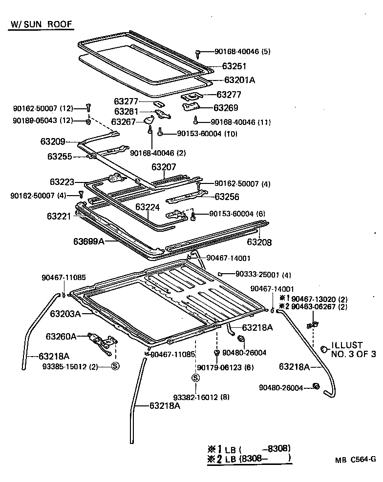 63102-14070 PANEL, WINDSHIELD HEADER, INNER product image