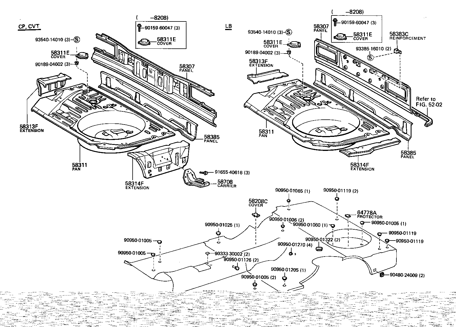58102-14010 REINFORCEMENT SUB-ASSY, FRONT FLOOR product image
