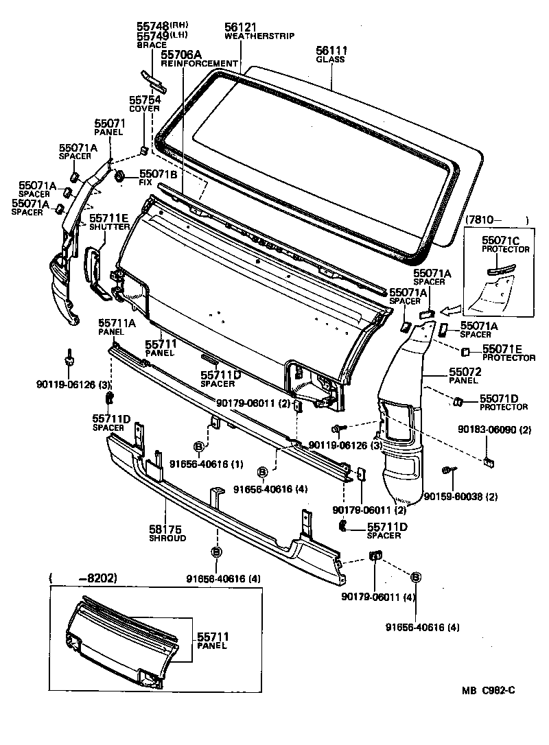 53802-95A01 PANEL SUB-ASSY, FRONT SIDE, LH product image