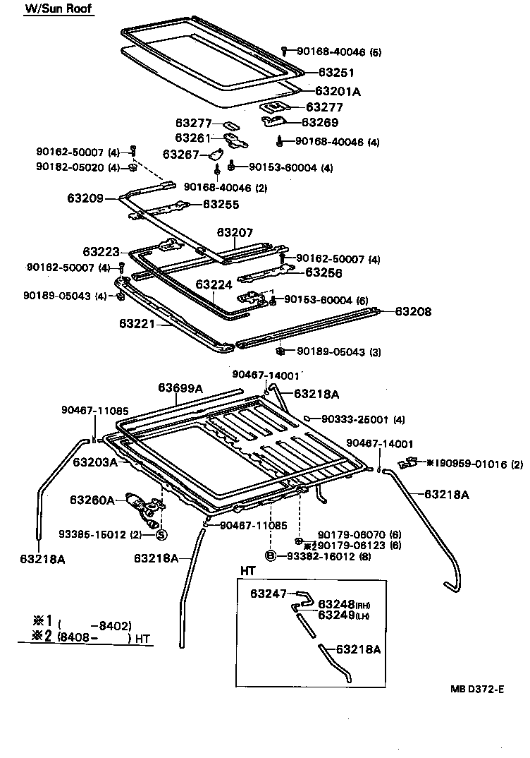 63102-14110 PANEL, WINDSHIELD HEADER, INNER product image