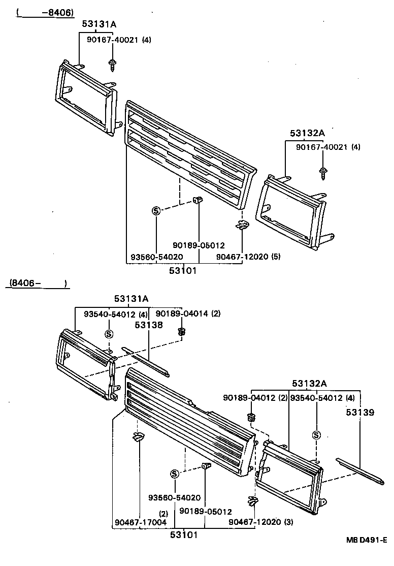 53131-39095 DOOR, HEADLAMP, RH product image