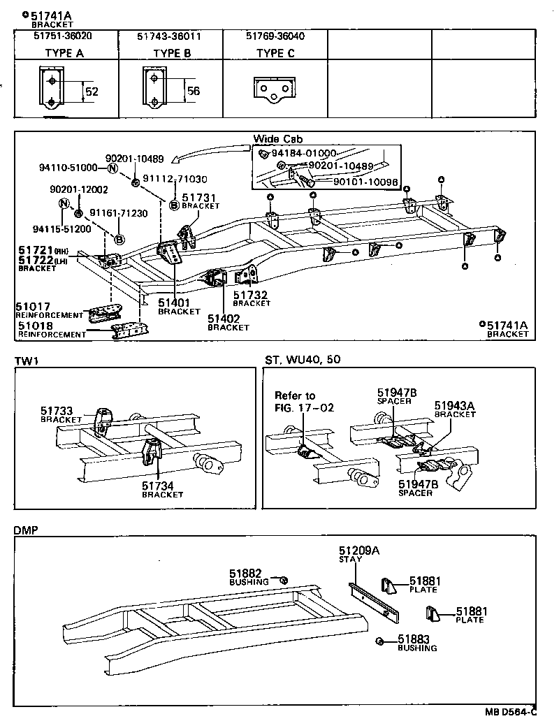 51100-3B360 FRAME ASSY product image