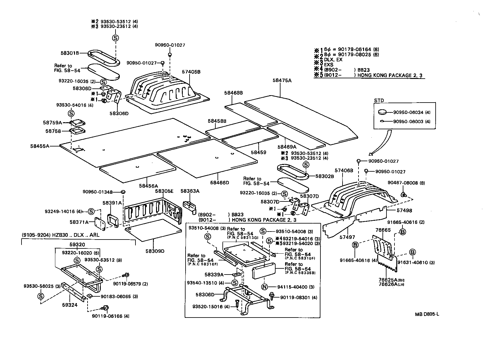 57103-90B01 CROSSMENBER SUB-ASSY, FLOOR, NO.3 product image