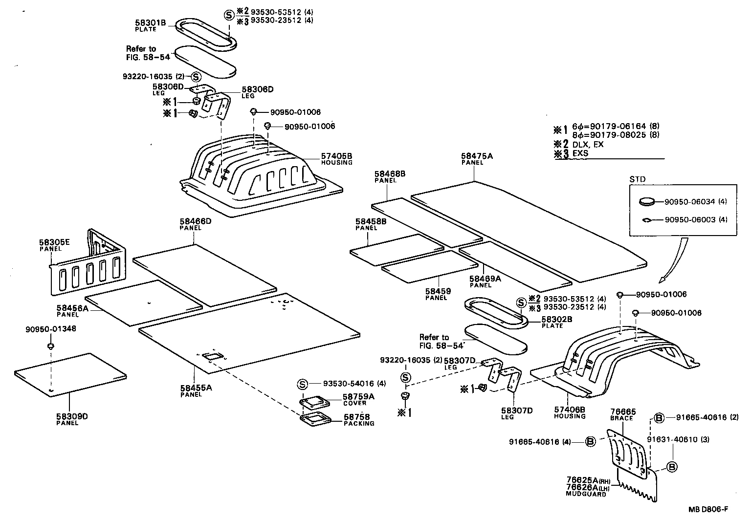 57103-90B01 CROSSMENBER SUB-ASSY, FLOOR, NO.3 product image