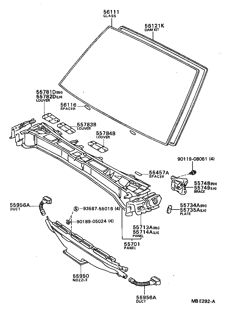 55700-32010 PANEL SUB-ASSY, COWL product image