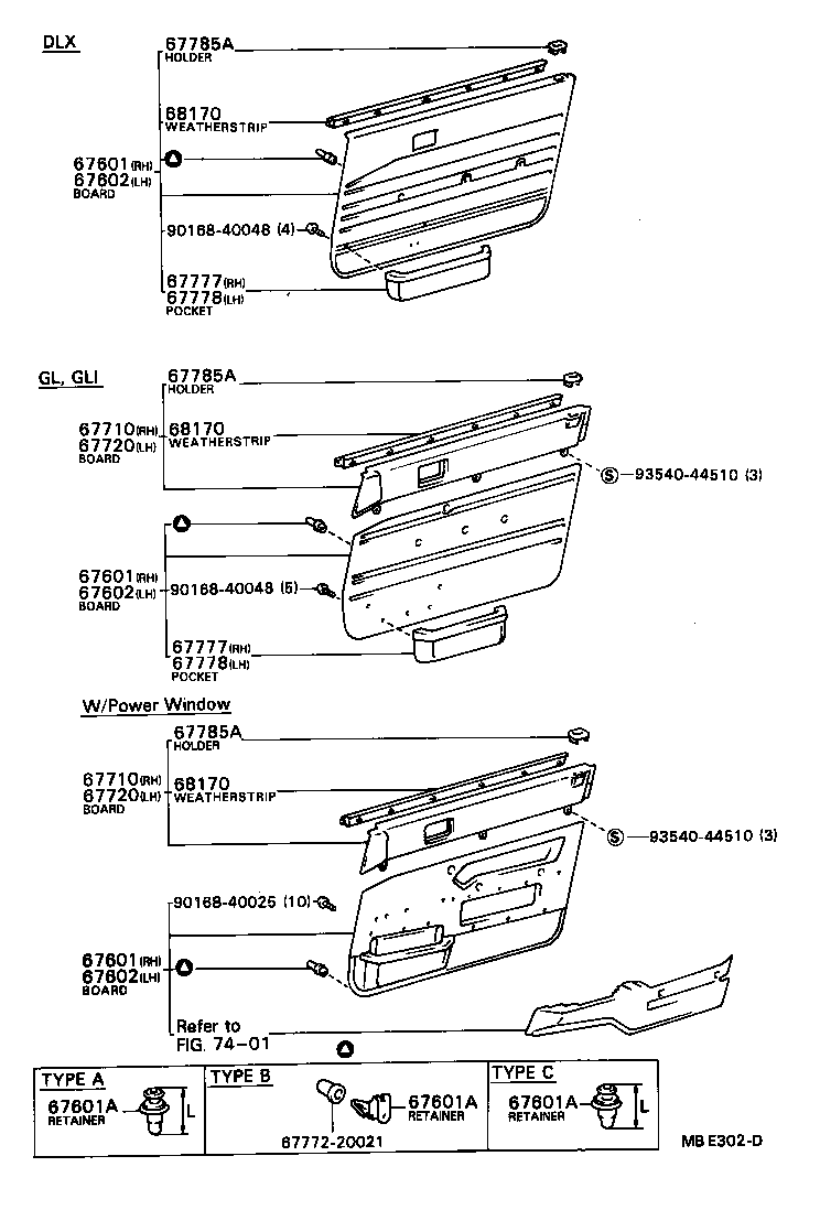 67001-32030 PANEL SUB-ASSY, FRONT DOOR, RH product image