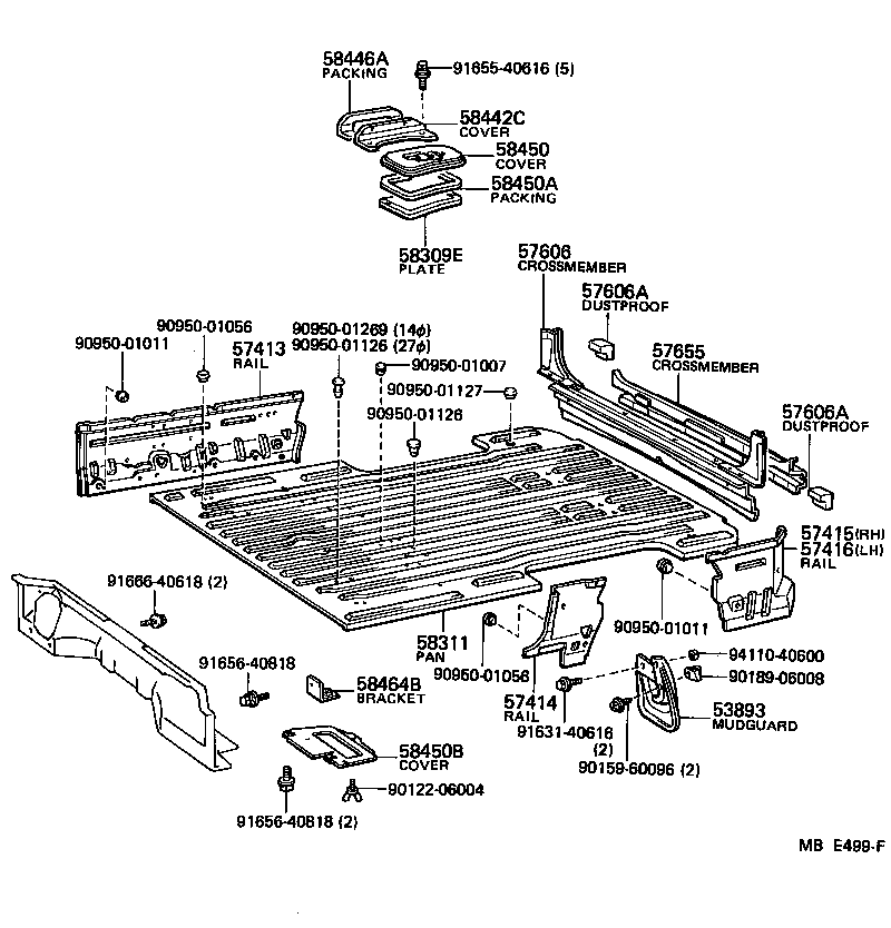 58033-95702 STEP ASSY, FRONT, RH product image