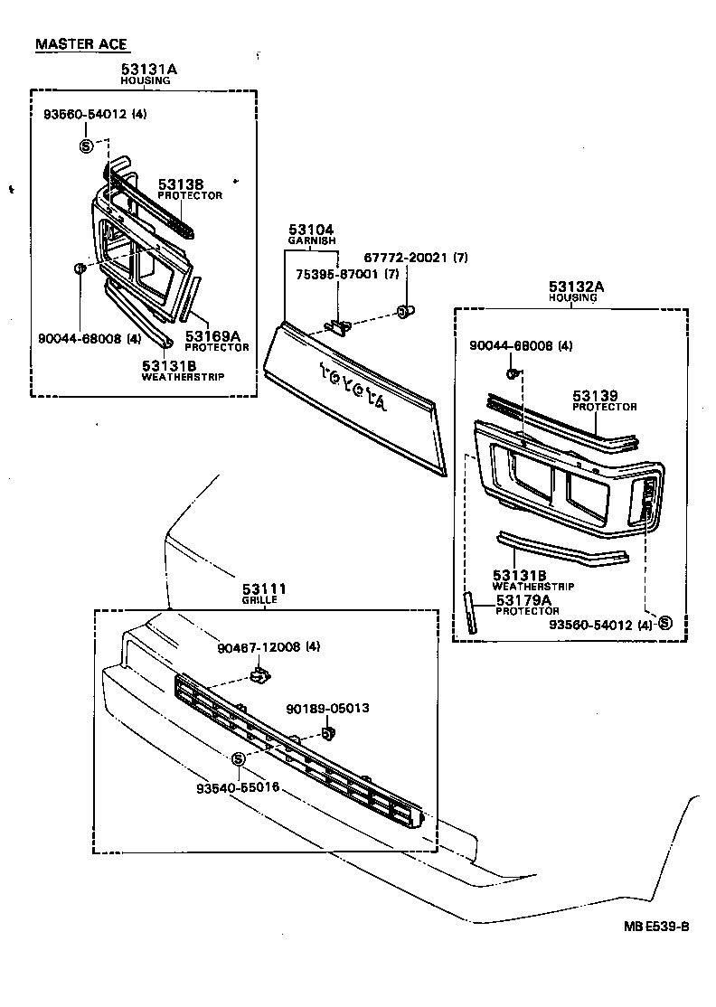 55871-87006 SEAL, AIR DUCT, NO.1 product image
