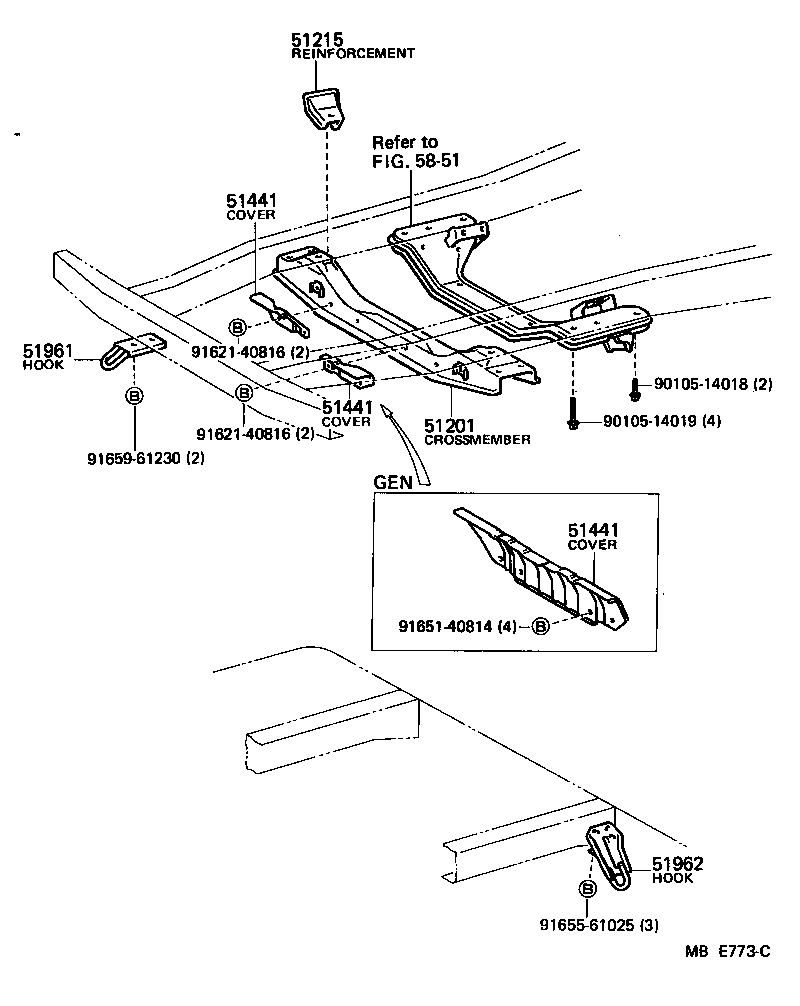 51409-95J00 COVER, ENGINE UNDER, NO.1 product image