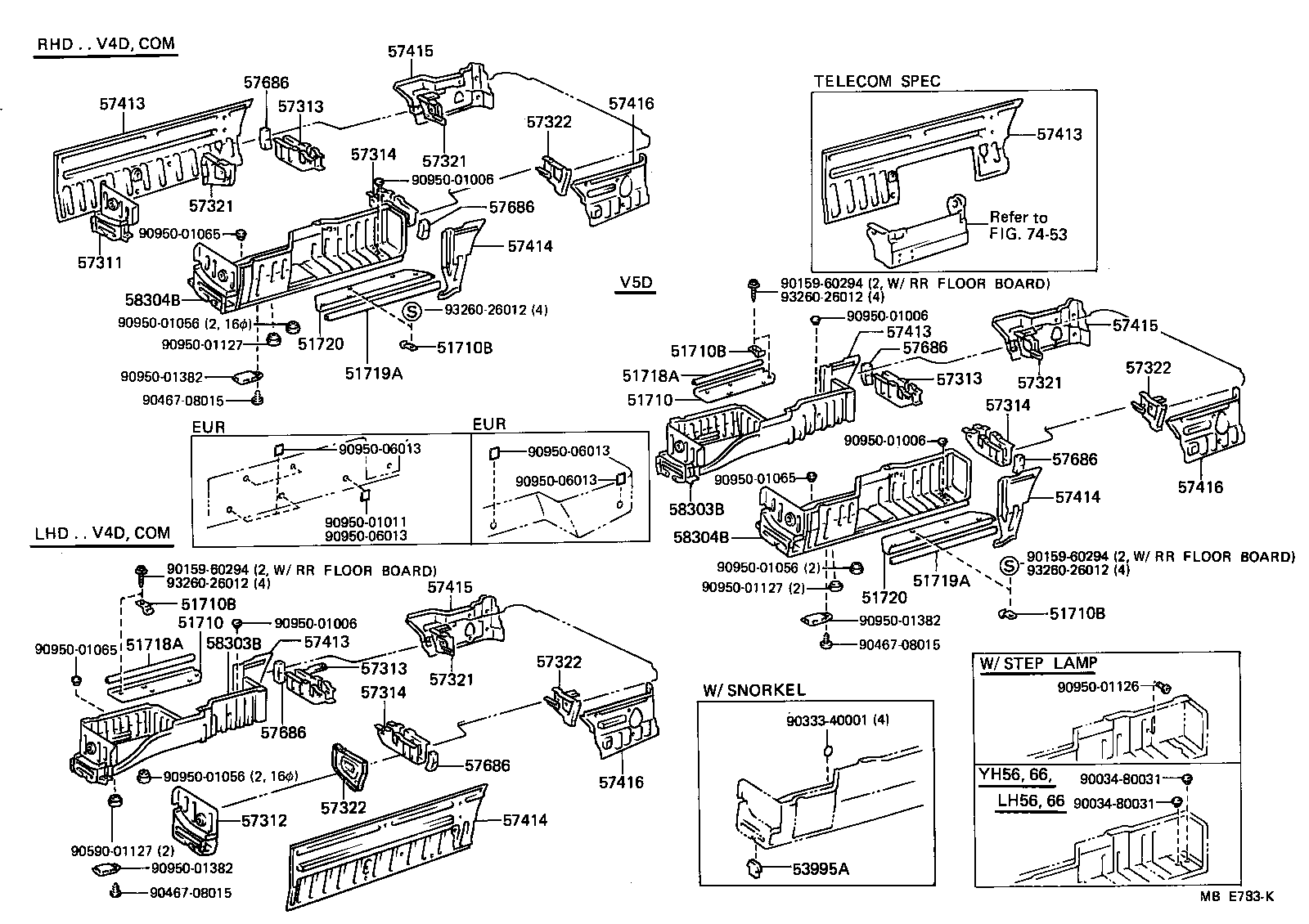 57308-95J07 OUTRIGGER, NO.4 LH product image