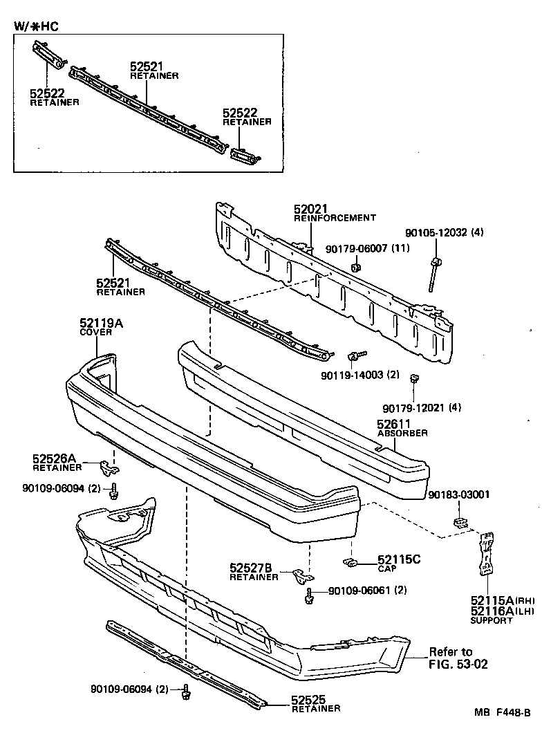 52116-14060 SUPPORT, FRONT BUMPER SIDE, LH product image