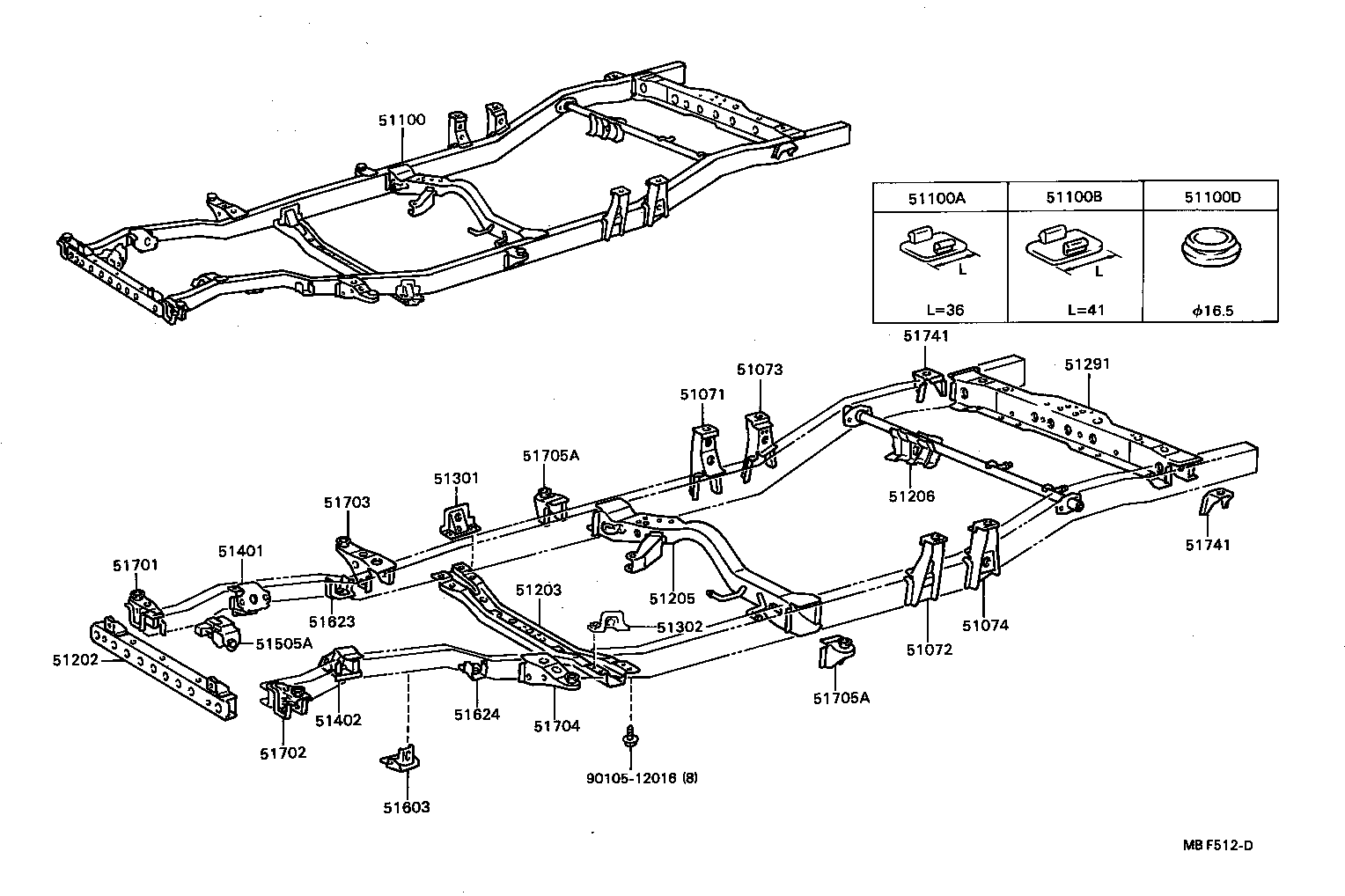 51002-35730 FRAME ASSY product image