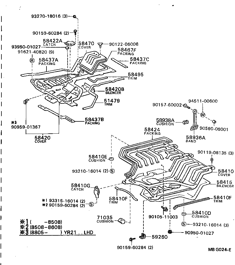 57102-28080 MEMBER SUB-ASSY, FRONT SIDE, LH product image
