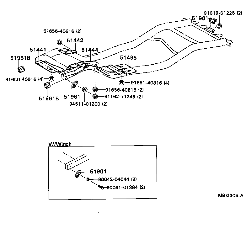 51442-87612 COVER, ENGINE UNDER, NO.2 product image