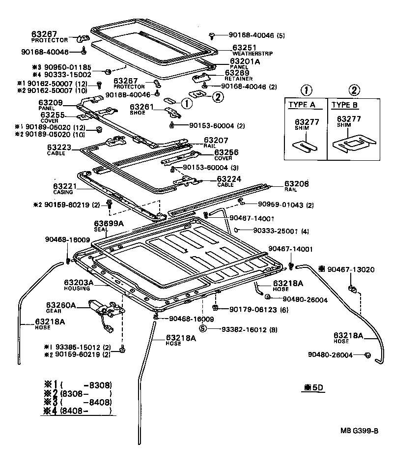 63103-32020 REINFORCEMENT SUB-ASSY, ROOF PANEL, CENTER product image