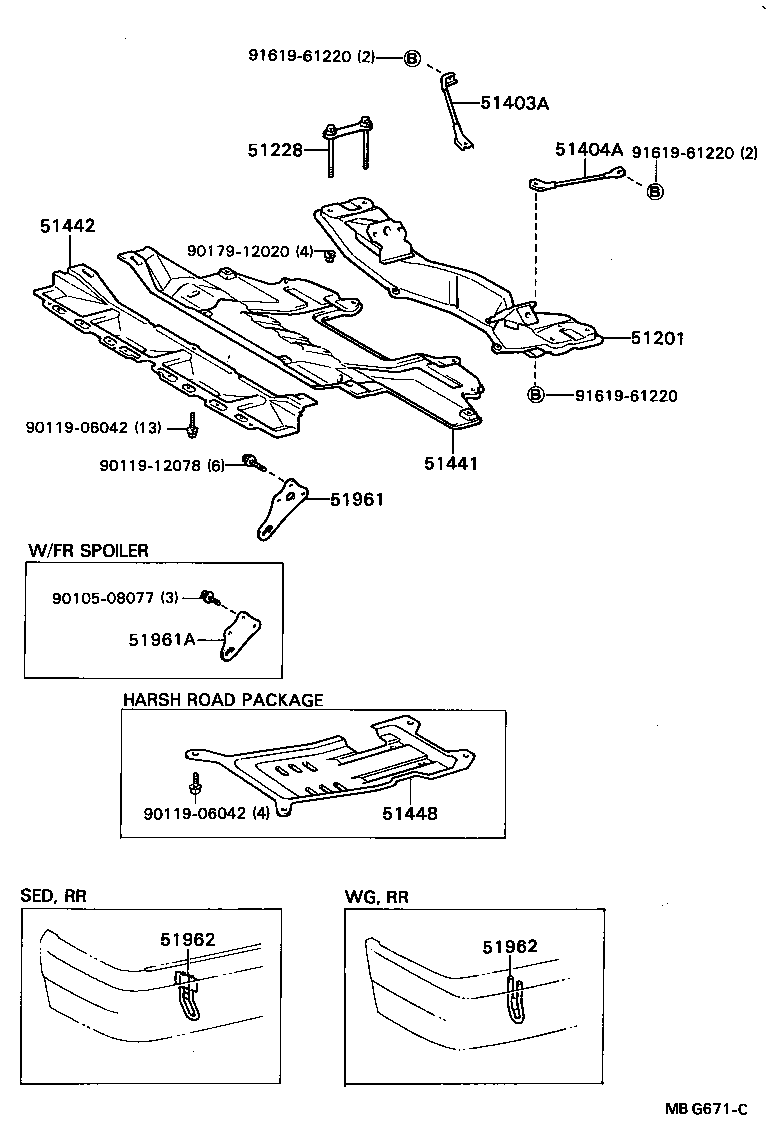 51441-22150 COVER, ENGINE UNDER, NO.1 product image