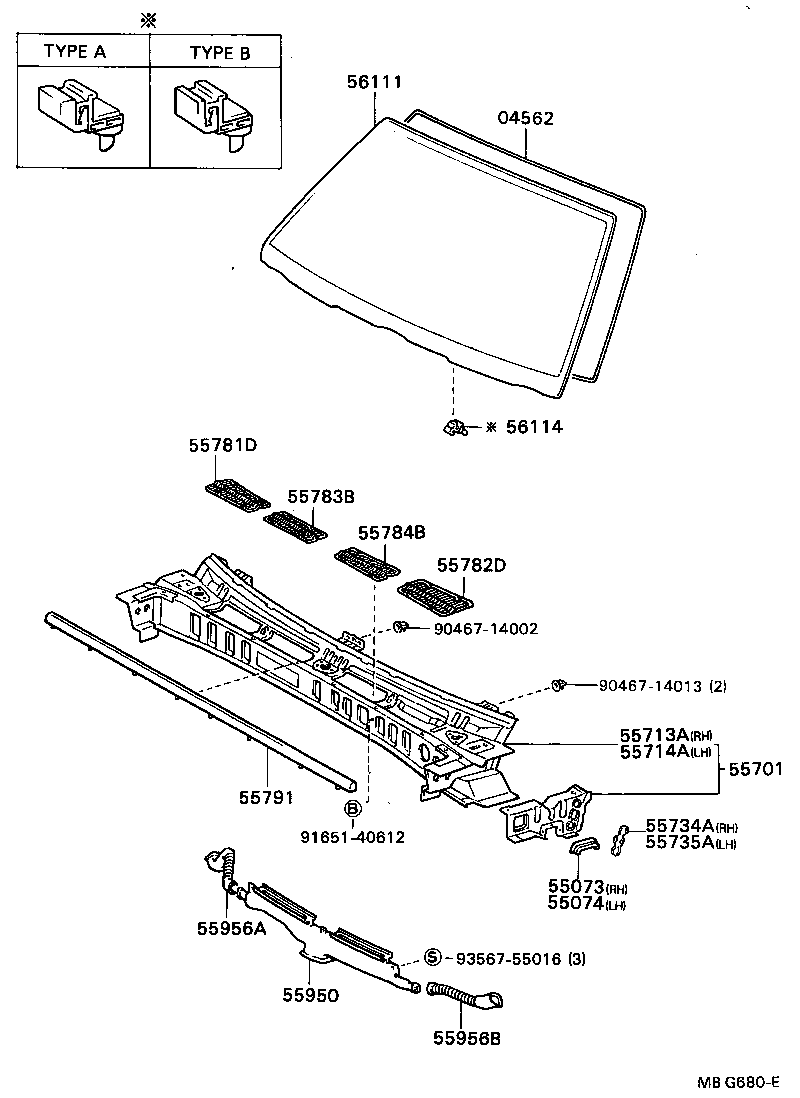 55700-22700 PANEL SUB-ASSY, COWL product image