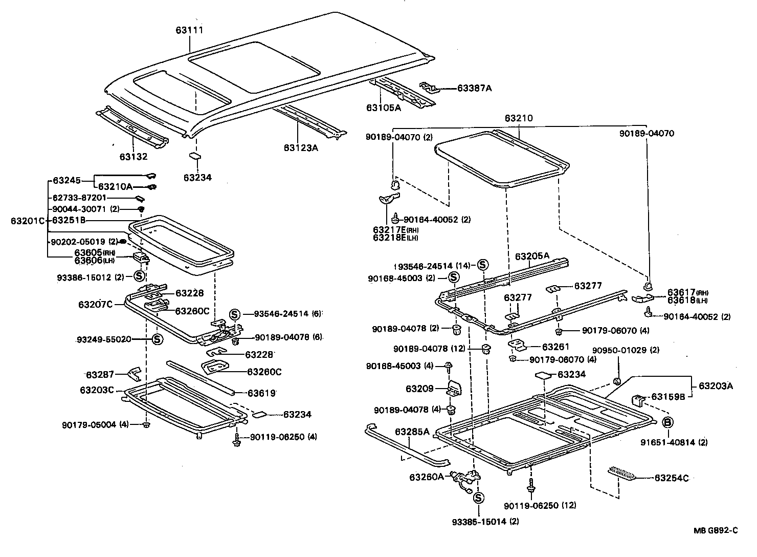 63103-87006 REINFORCEMENT, ROOF PANEL, NO.3 product image