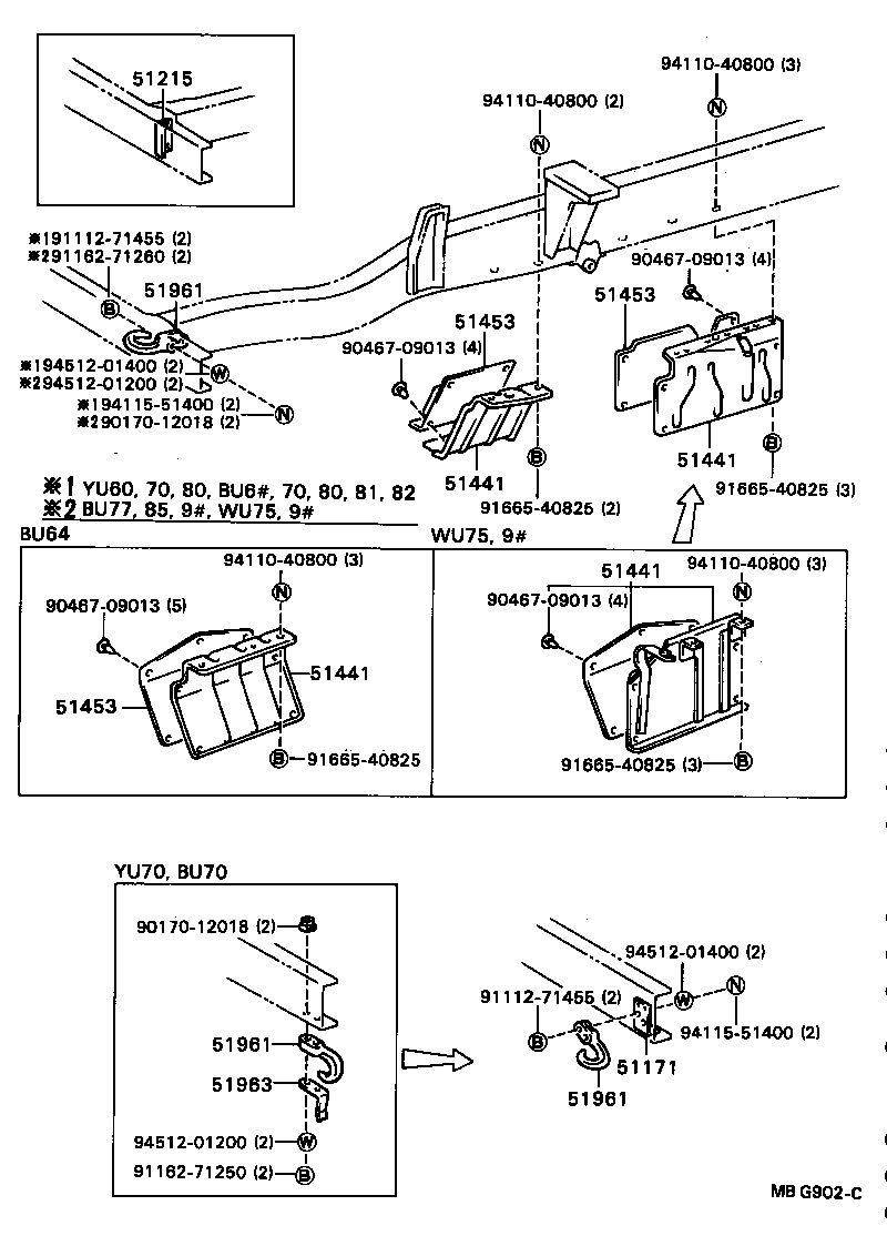 51407-36030 COVER, ENGINE UNDER, NO.1 product image