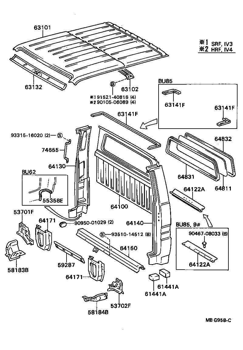 63102-92606 PANEL, WINDSHIELD HEADER, INNER product image
