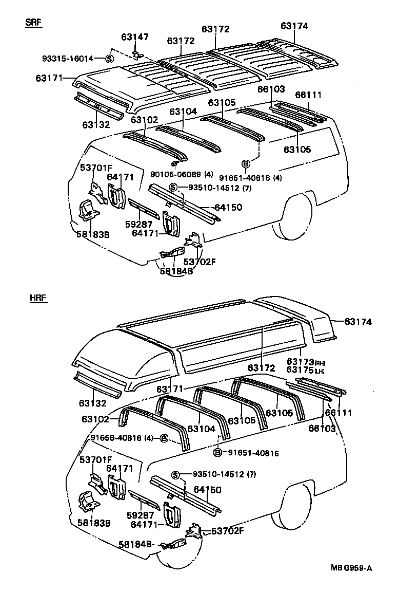 63102-92606 PANEL, WINDSHIELD HEADER, INNER product image