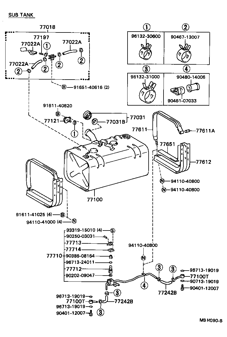 77001-36740 TANK ASSY, FUEL product image