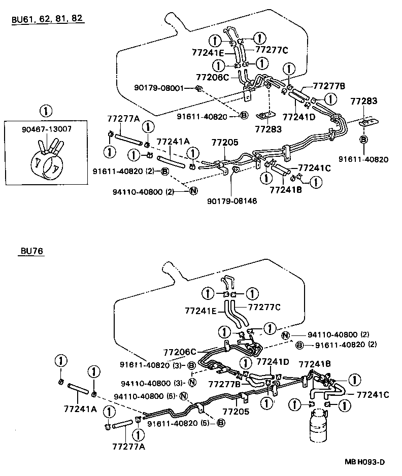 77001-36740 TANK ASSY, FUEL product image
