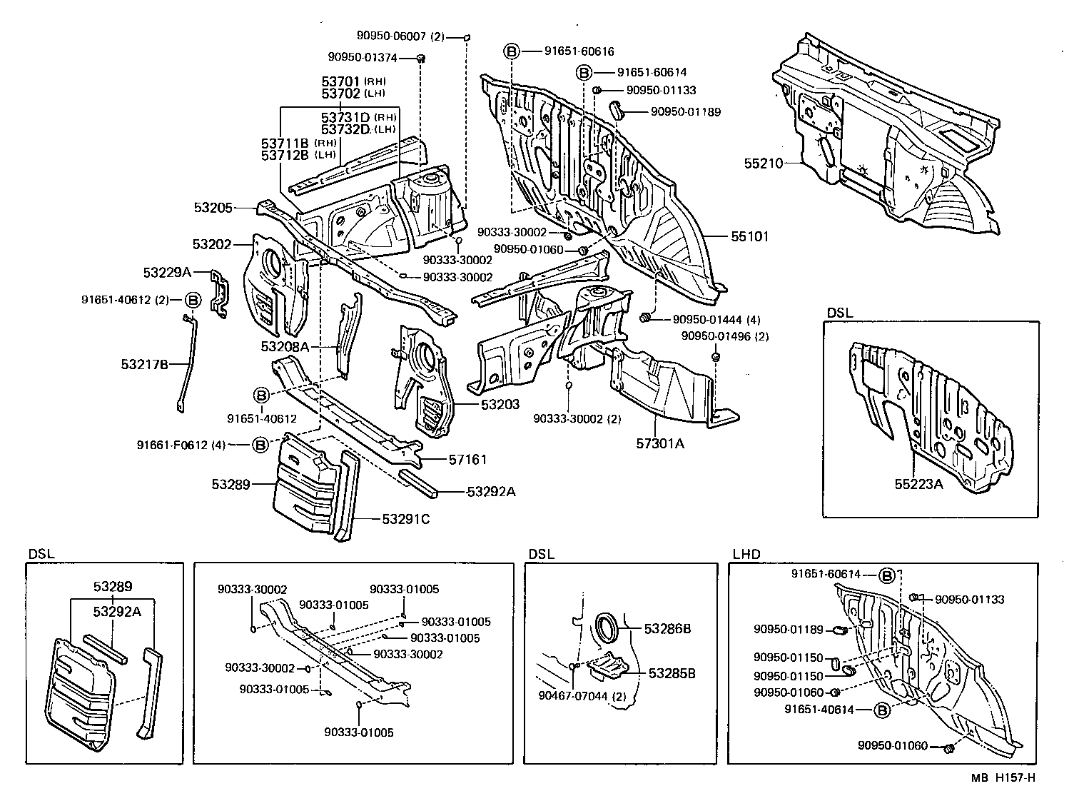 53292-10020 SEAL, RADIATOR SUPPORT, UPPER product image