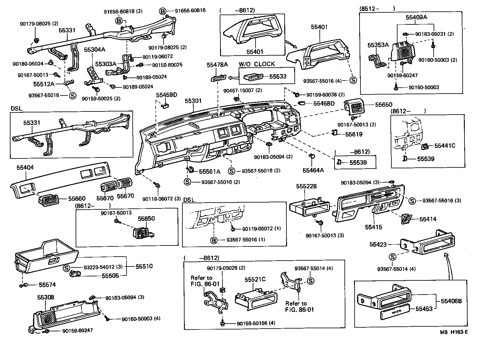 55303-10070 STAY SUB-ASSY, INSTRUMENT PANEL product image
