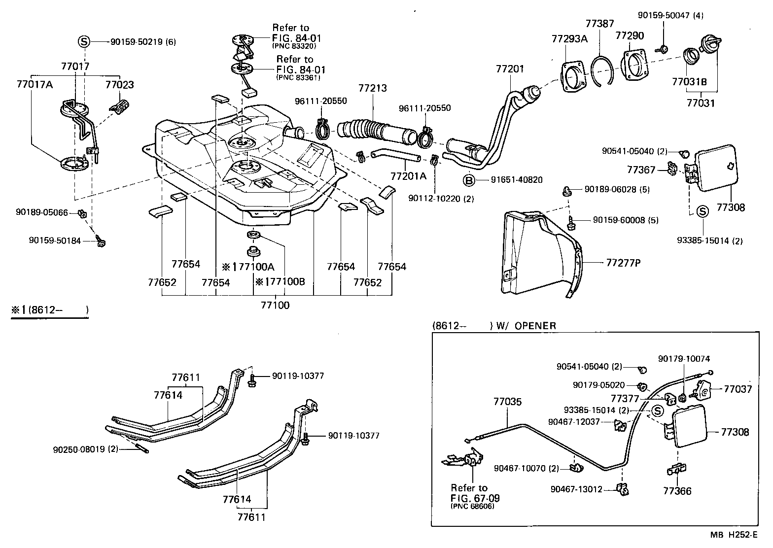 95333-08020 HOSE, FUEL, NO.1 (FOR MAIN TUBE, NO.1) product image