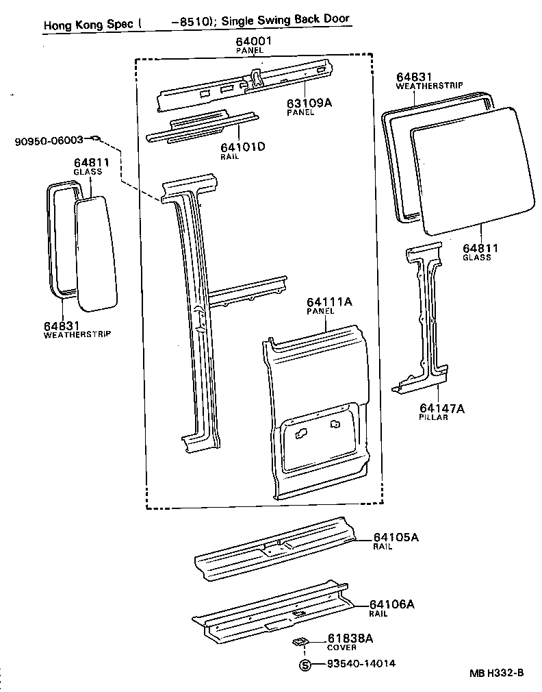 63018-90B00 PANEL, ROOF, NO.4 product image