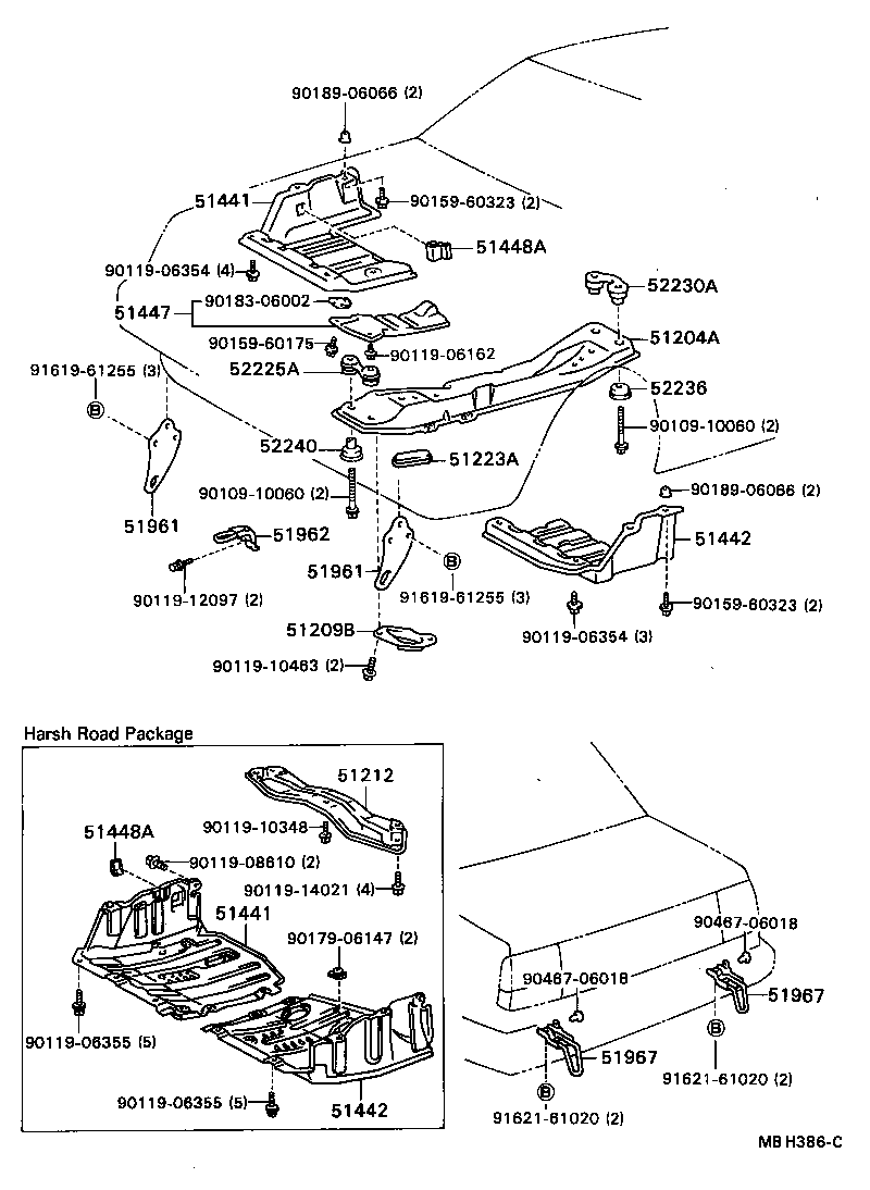 51408-12010 COVER, ENGINE UNDER, NO.1 product image
