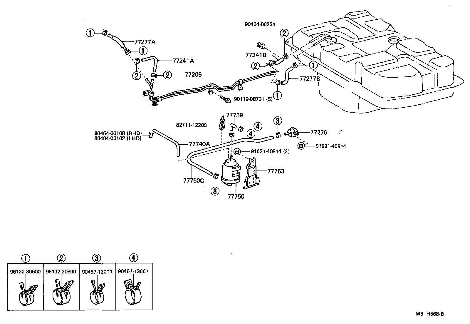 77100-60280 TANK ASSY, FUEL product image