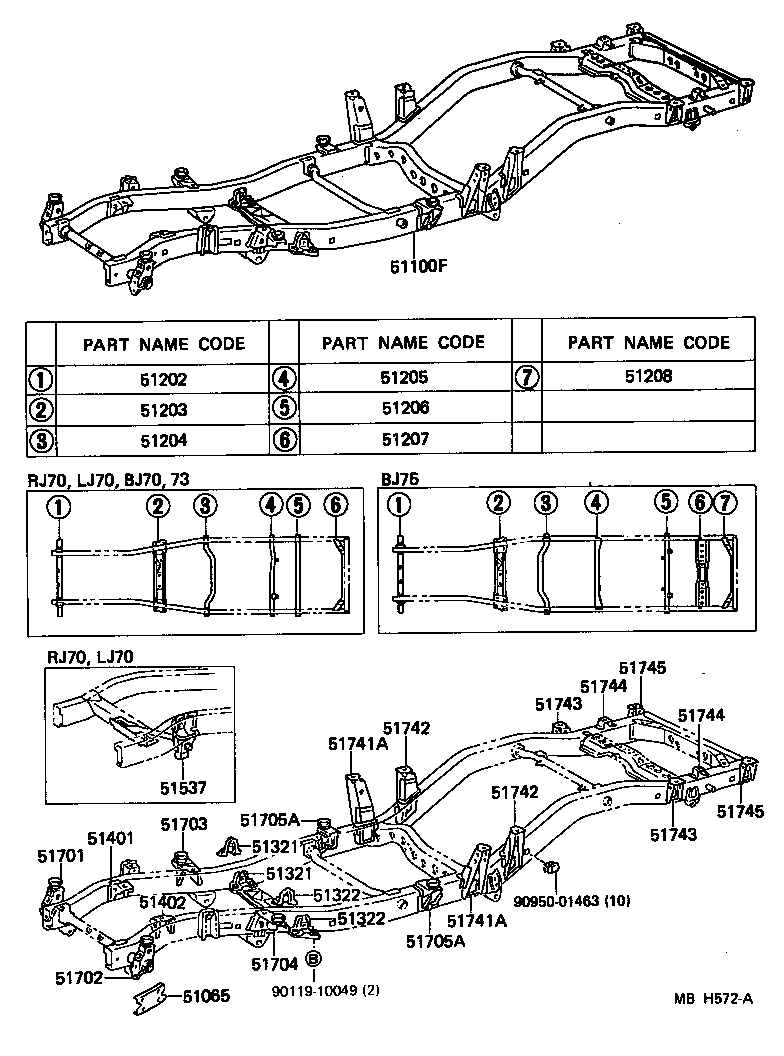 51002-60152 FRAME SUB-ASSY product image