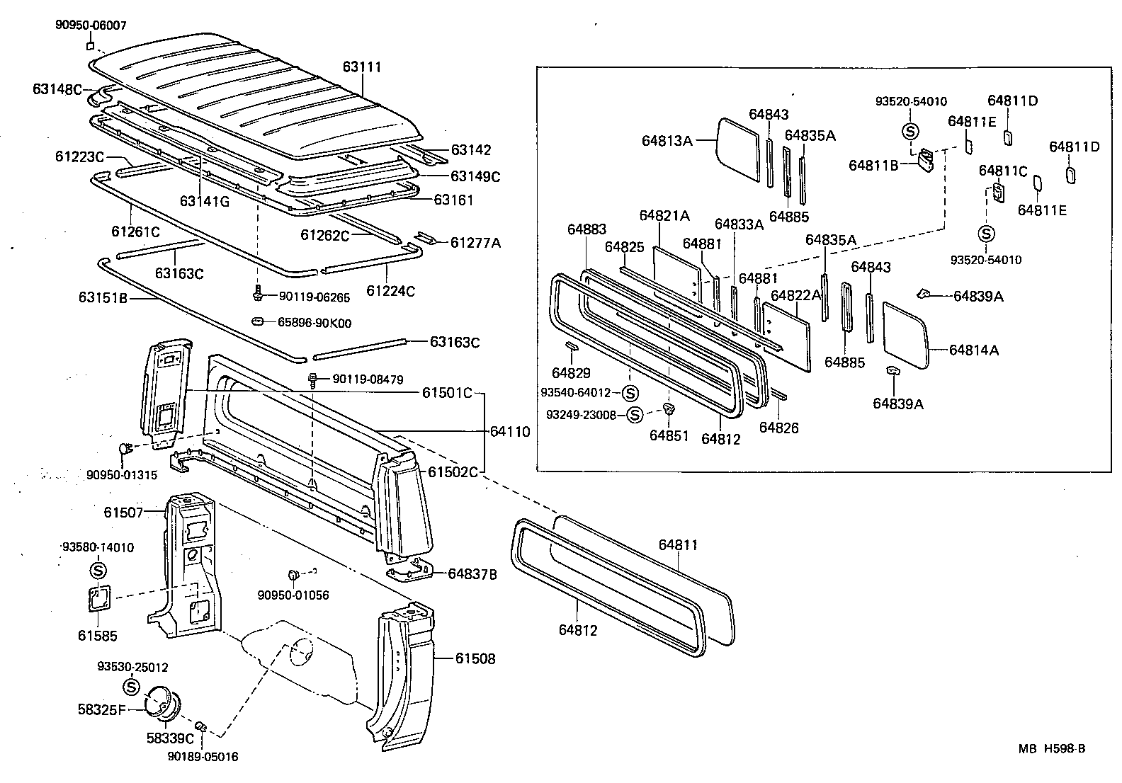 63142-30010 REINFORCEMENT, ROOF PANEL, NO.2 product image