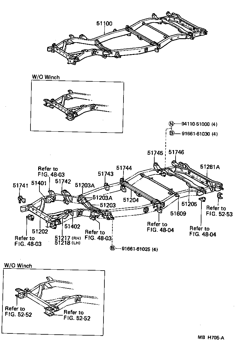 51001-60591 FRAME ASSY product image
