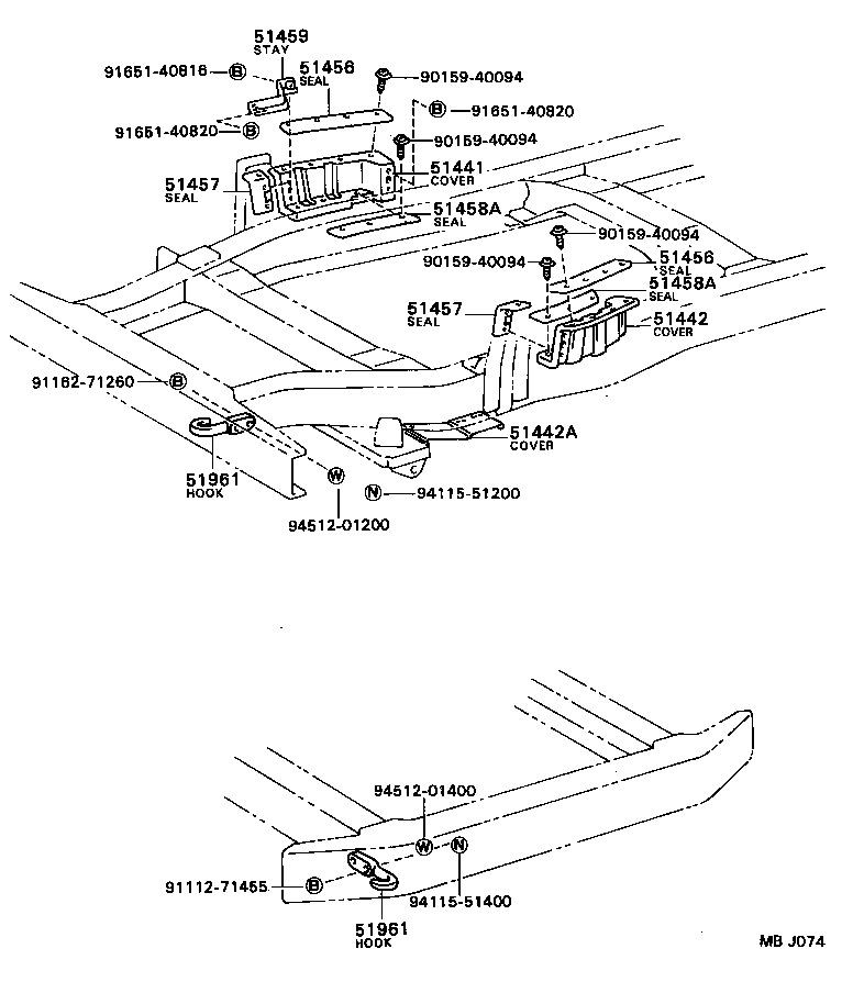 51448-36020 COVER, ENGINE UNDER, NO.1 product image